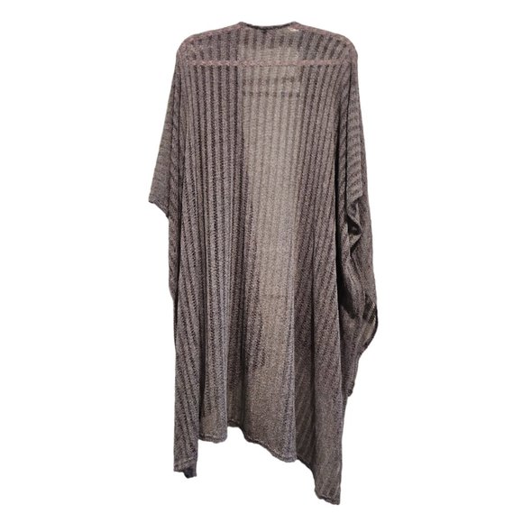 Cascading draped light cardigan - Picture 2 of 3